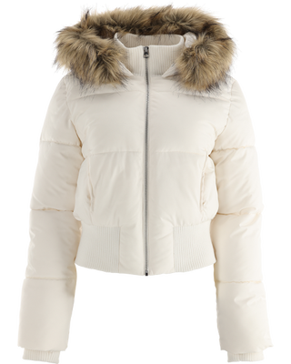 Quilted Jacket with Hoodie