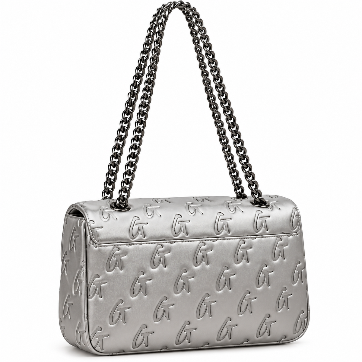 Signature Embossed Shoulder Bag